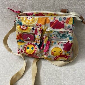 Lily Bloom Multicolor Sunshine Crossbody Bag